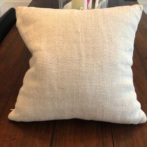 Set of 2 Pottery Barn Throw Pillows with Down Inserts